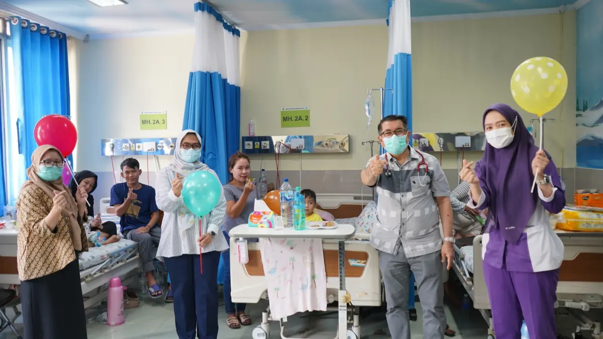 RSUD R. Moh. Noh. Nur Leuwiliang Kabupaten Bogor memperingati Hari Anak Nasional (HAN) ke-42 Tahun 2026. (Dok. RSUD R. Moh. Noh. Nur)