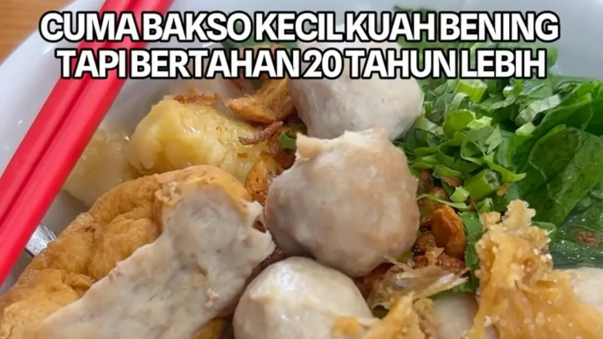 Salah satu bakso bening legendaris di Bogor yang masih bertahan. Foto: Instagram