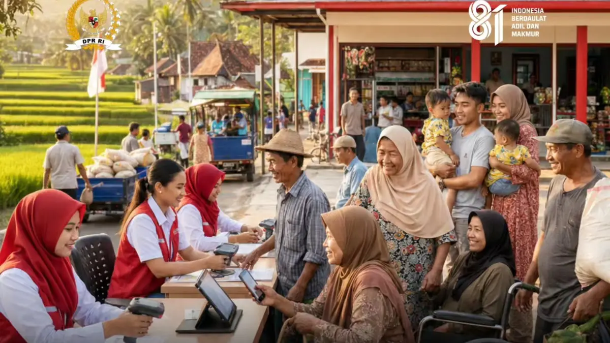 Ilustrasi KPM yang desilnya tiba-tiba naik (Instagram @dpr_ri)