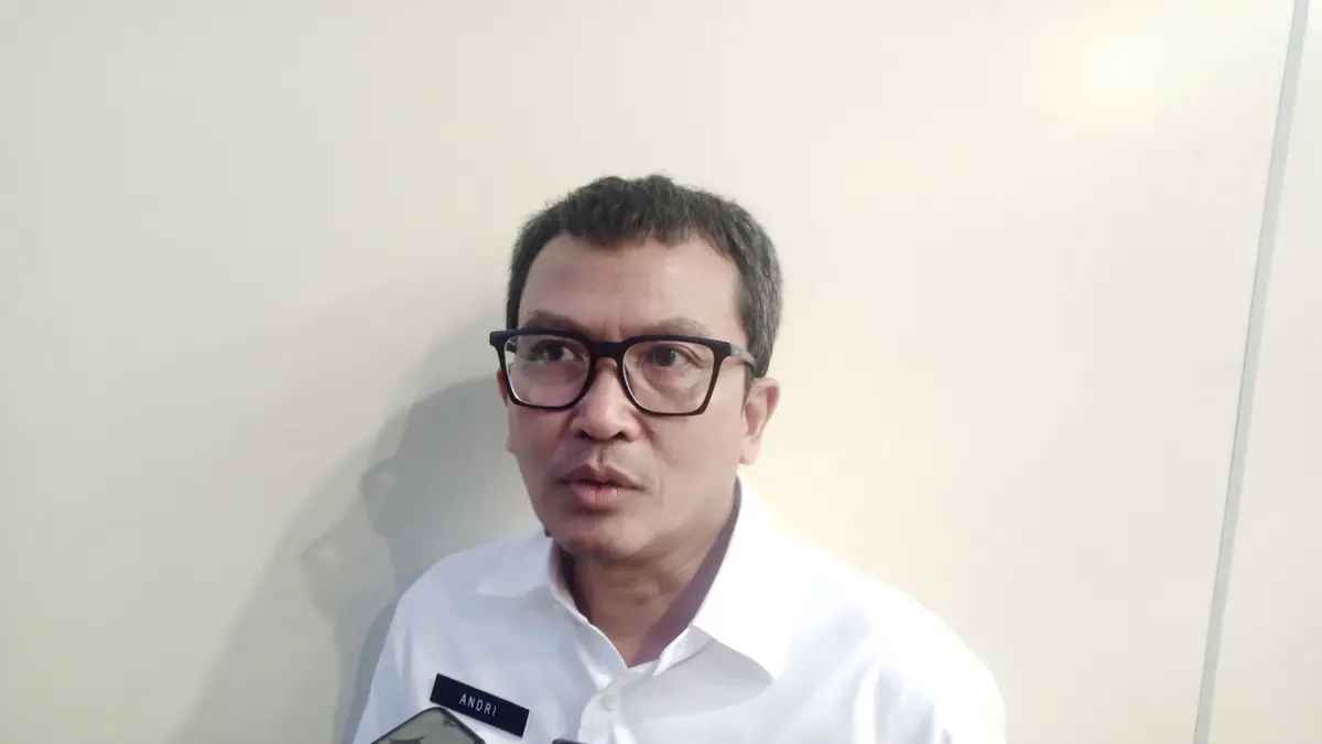Kepala DKP Kabupaten Bogor, Andri Hadian saat menyampaikan keterangan soal stok pangan. (Foto : Billy/Radar Bogor)