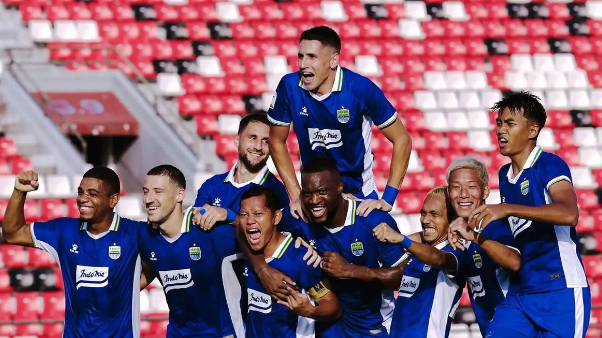 Pemain Persib rayakan gol ke gawang Persija pada ajang Piala Presiden 2026. (Instagram @persib)