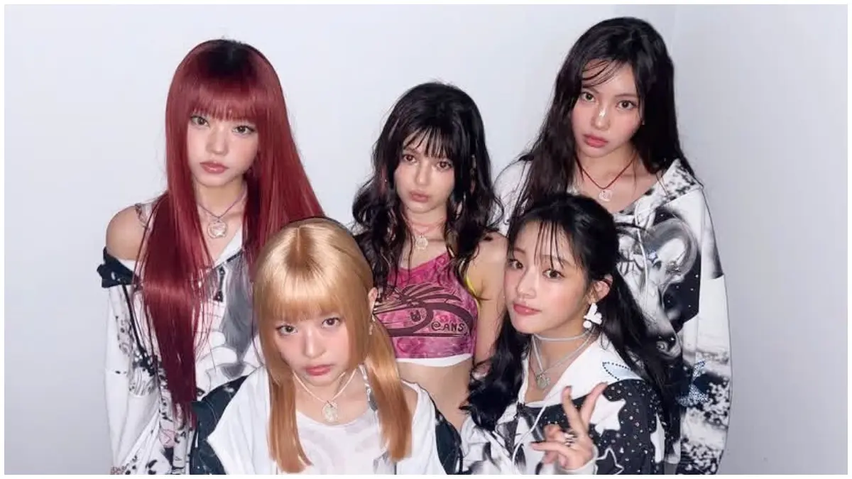 Personel Grup idola K-pop Newjeans. (Foto: Instagram @newjeans_official, @officialkvibes)