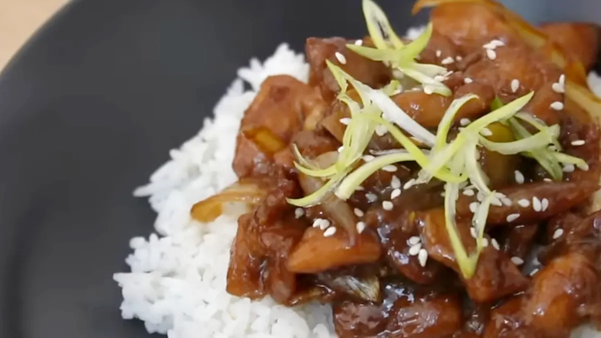 Resep Chicken Teriyaki ala HokBen (YouTube Luvita Ho)