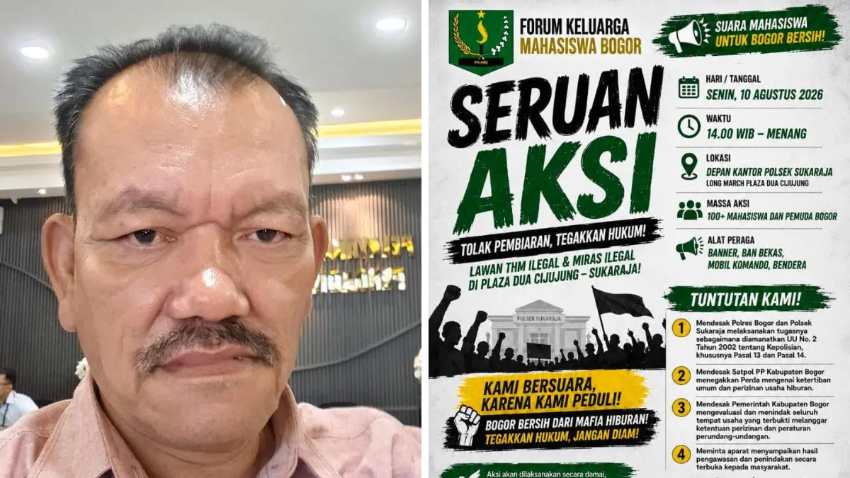 Ketua LSM PRB Johan Pakpahan angkat bicara soal rencana demo di Plaza Dua Sukaraja Bogor.