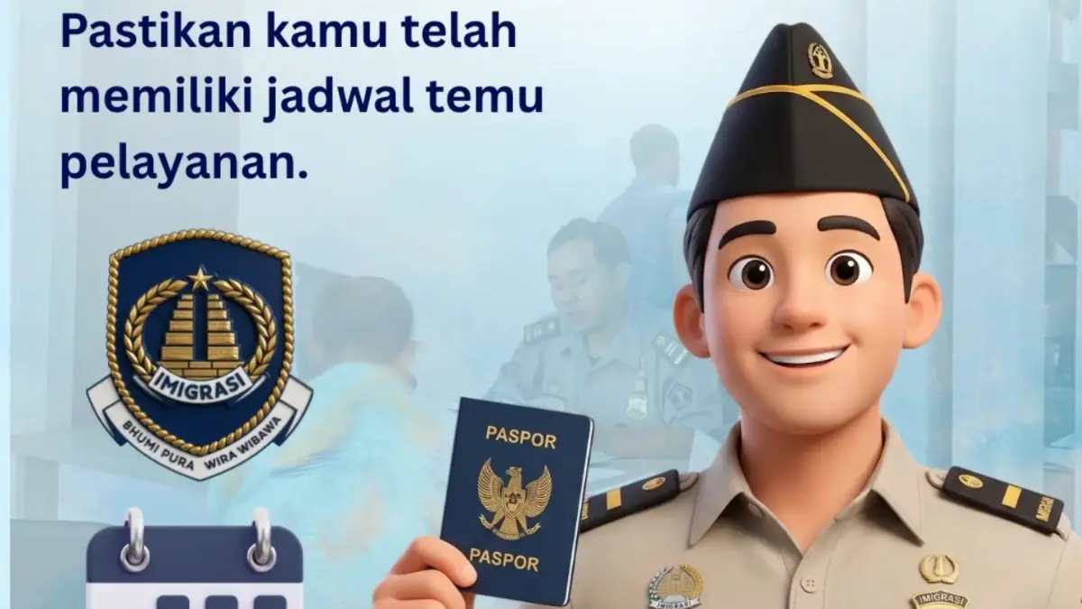 Ilustrasi petugas Imigrasi Kabupaten Bogor di MPP untuk membuat paspor. Foto: Instagram