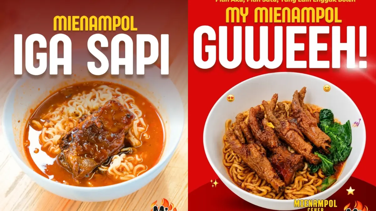 Mienampol, warung mie pedas legendaris di Bogor (Instagram @mienampol)