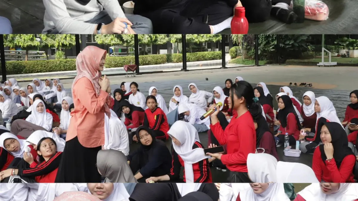 Dinas Kesehatan Kabupaten Bogor melaksanakan kegiatan Gerakan Aksi Bergizi di SMAN 2 Cibinong. Foto: Instagram