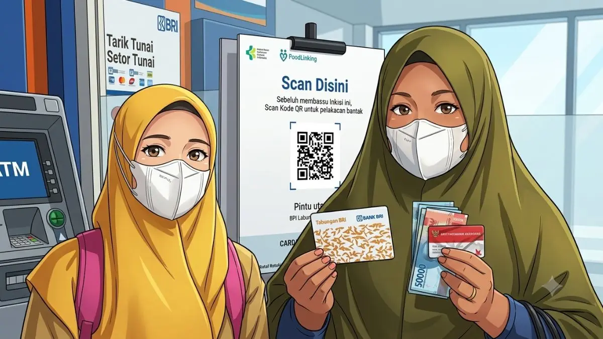 ilustrasi pencairan bansos PKH (instagram @pkhdemak diolah gemini AI)