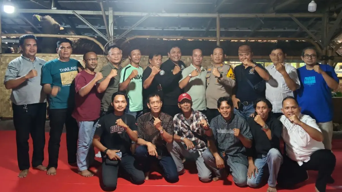 Silaturahmi Polres Bogor bersama BMSN di GLET, Cibinong, Jumat 7 Agustus 2026.