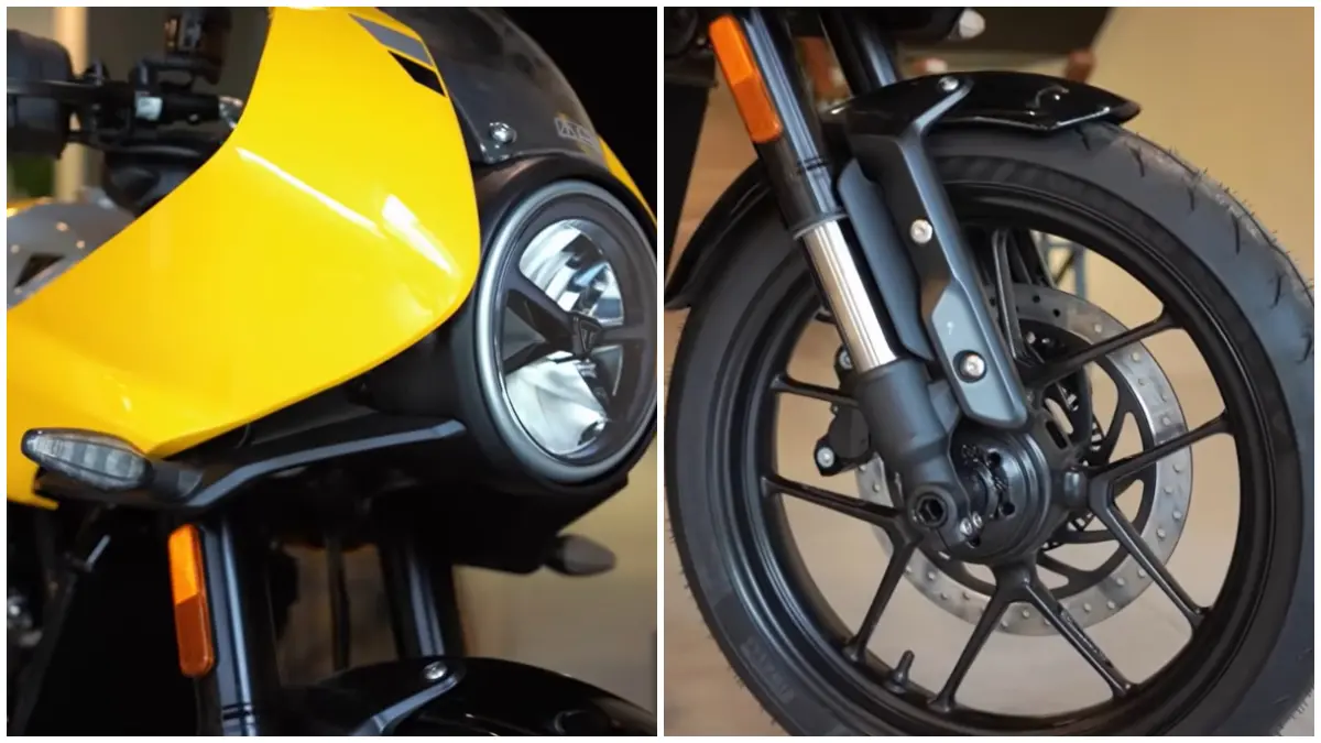 Tampilan sangar dari Triumph Thruxton 400 ala cafe racer. (Foto: kanal Youtube @otomotiftv)