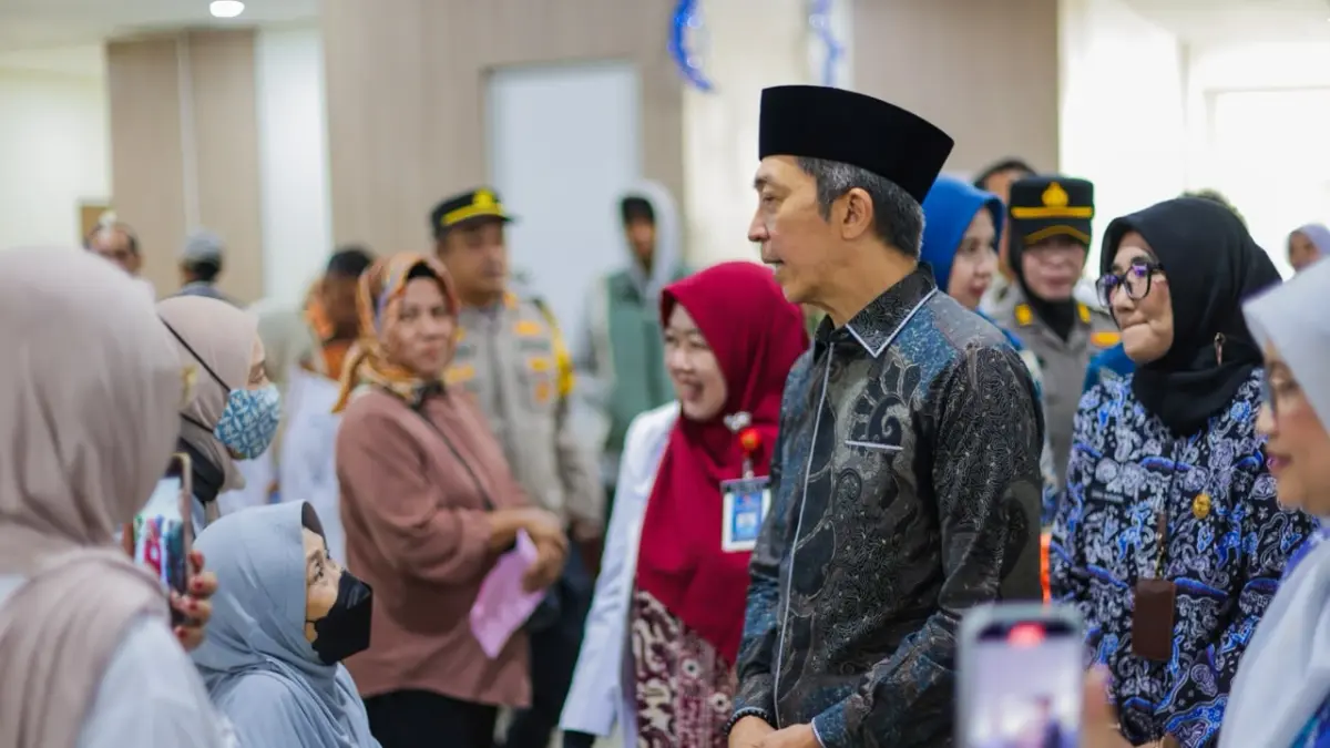Wali Kota Bogor Dedie A. Rachim saat hadir pada Hari Jadi RSUD Kota Bogor. (Dok. Humas Pemkot Bogor)