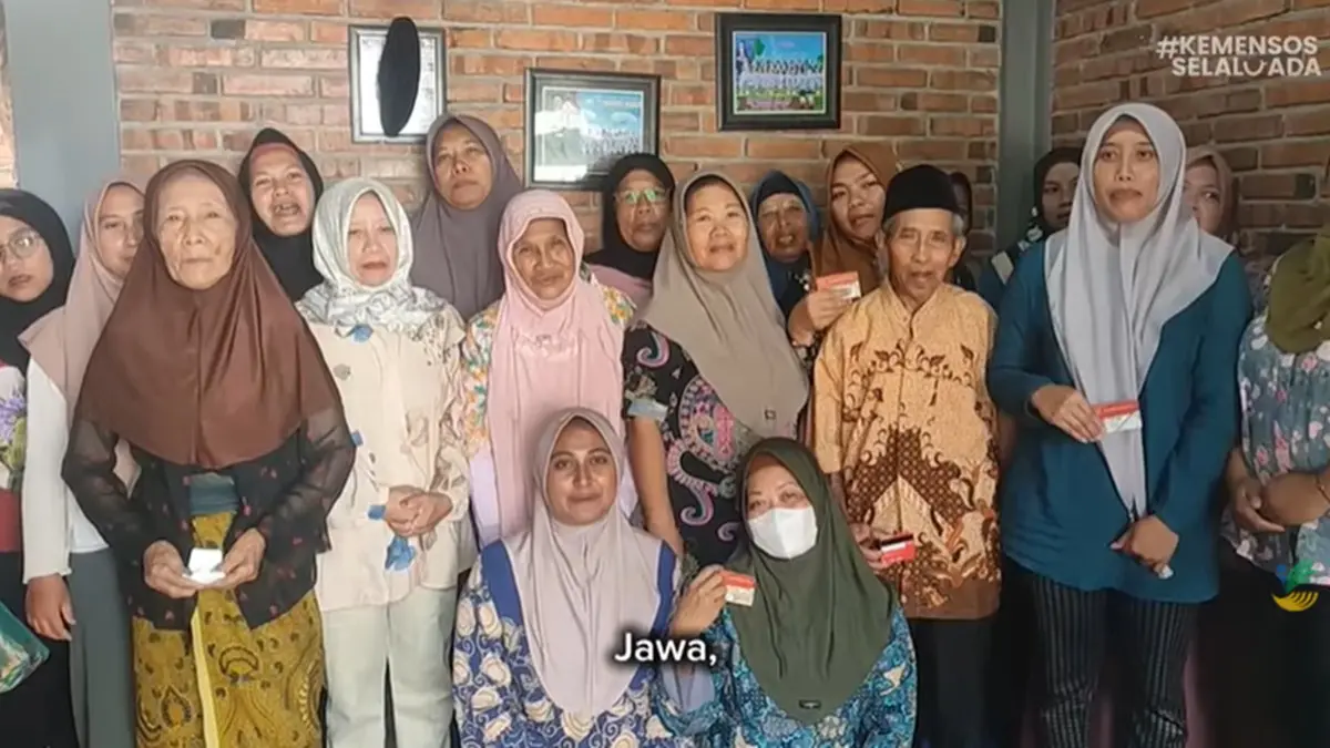 Ilustrasi penyaluran bansos tahap 3 bagi KPM. (YouTube Kemensos RI) 