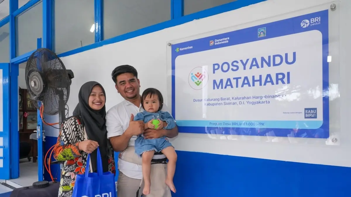 BRI Peduli Bangun Posyandu Matahari di Sleman