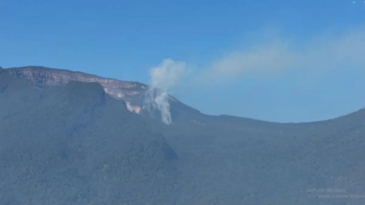 Kebakaran di Gunung Gede. Foto: TNGGP for Radar Bogor