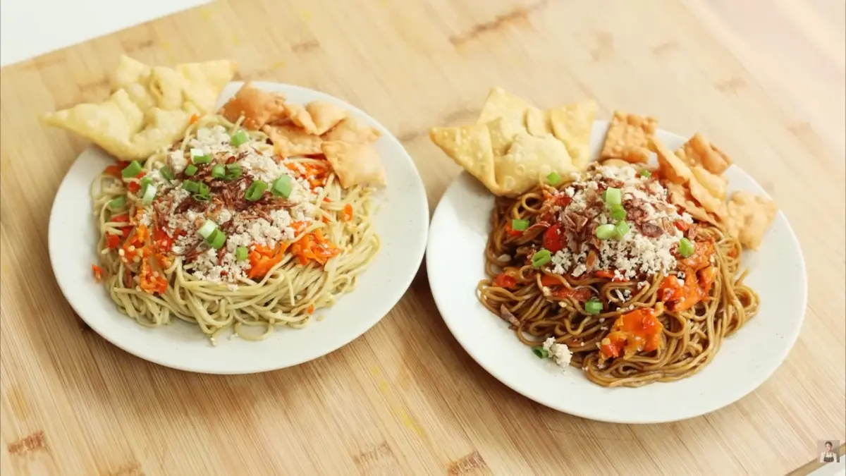 Mie setan ala Gacoan (YouTube Devina Hermawan)