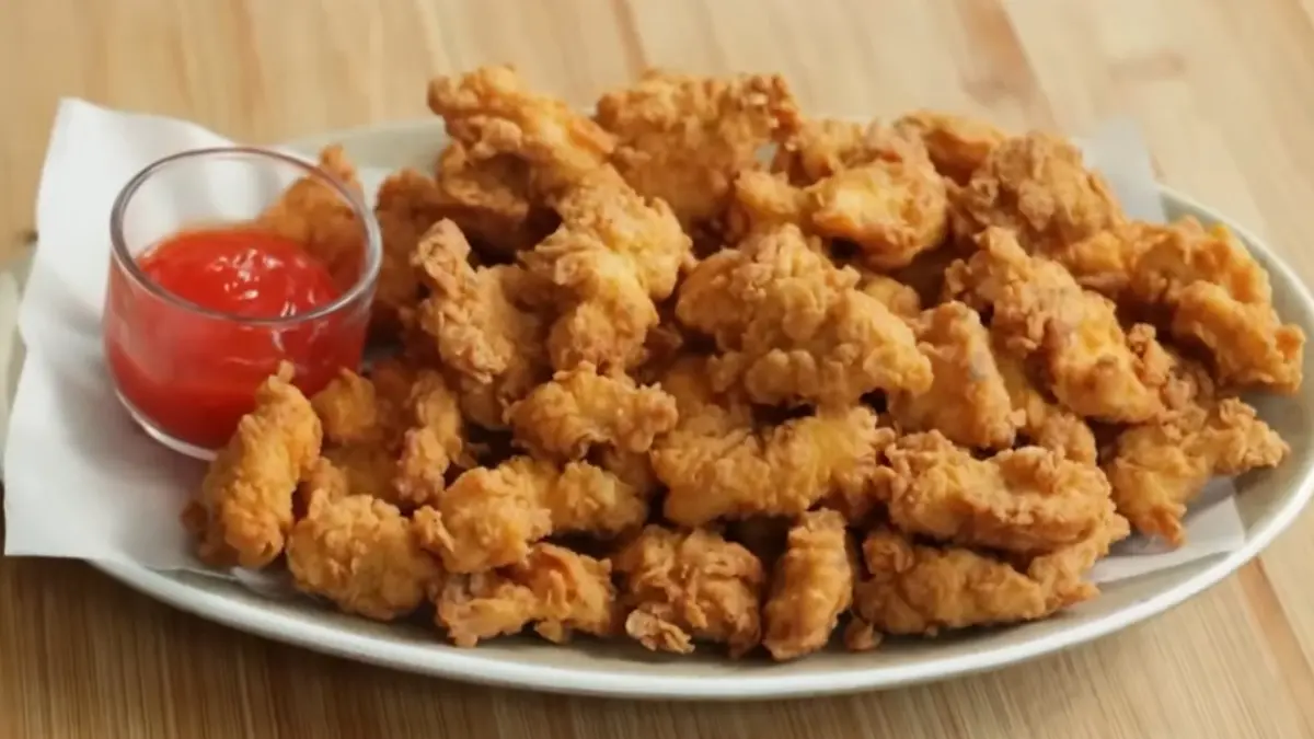 Popcorn chicken (Tangkapan Layar YouTube Devina Hermawan)