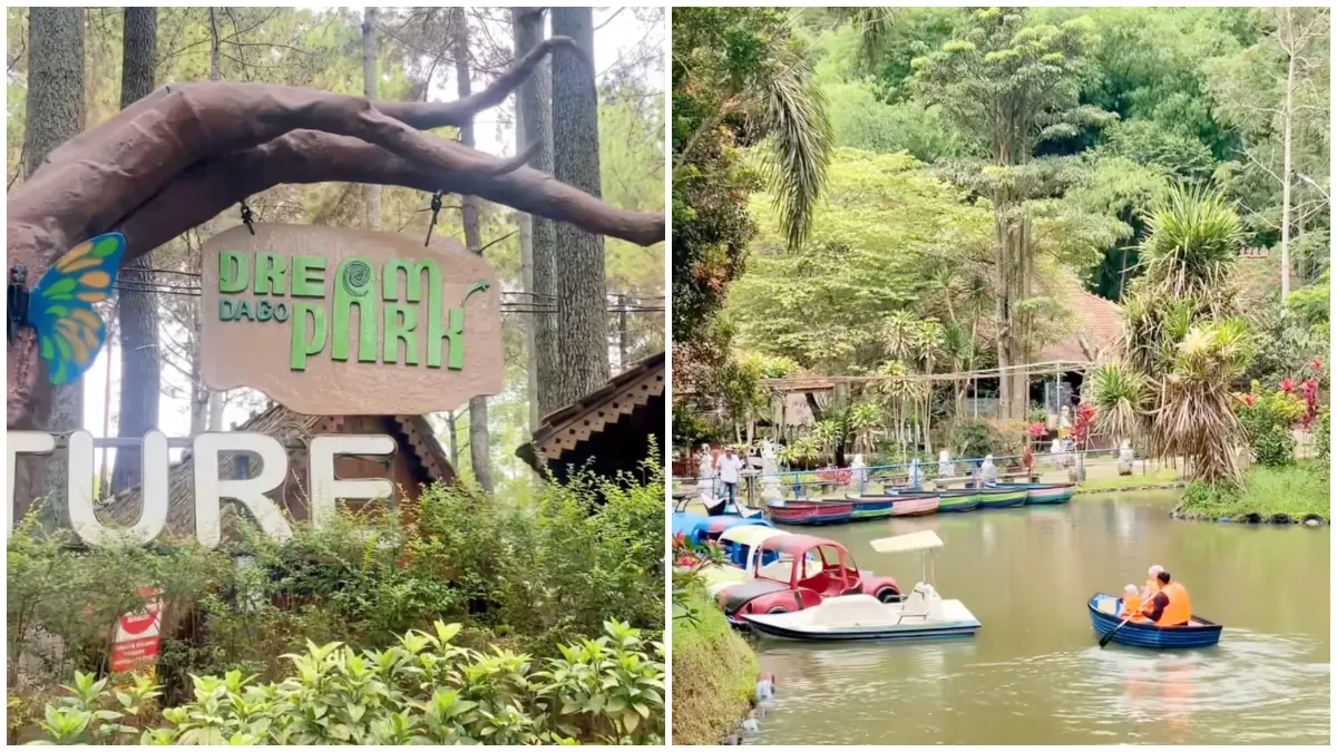 Suasana Dago Dreampark, di Lembang Bandung. (Foto: tiktok @kunuy04_)