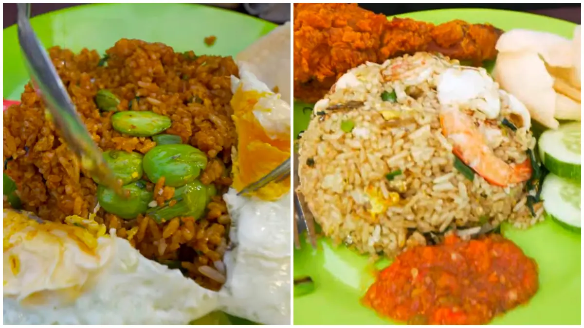 Tampilan nasi gorerng dari Nasi Goreng Orassyid 55. (Foto: YouTube Muhammad Hanif Hasballah)
