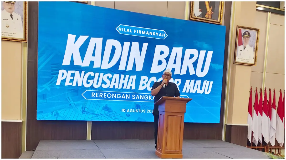 Calon Ketua Kadin Kabupaten Bogor Hilal Firmansyah.