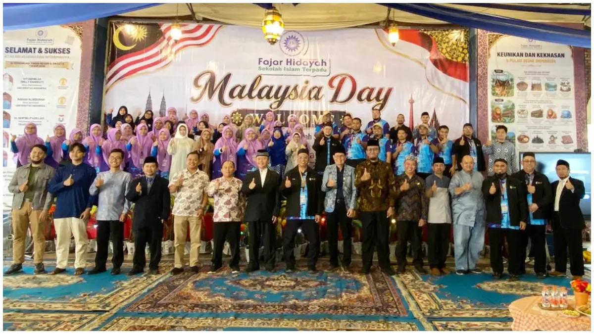 Kegiatan Malaysia Day 2026 yang digelar di SIT Fajar Hidayah, Bogor, Jumat 7 Agustus 2026.