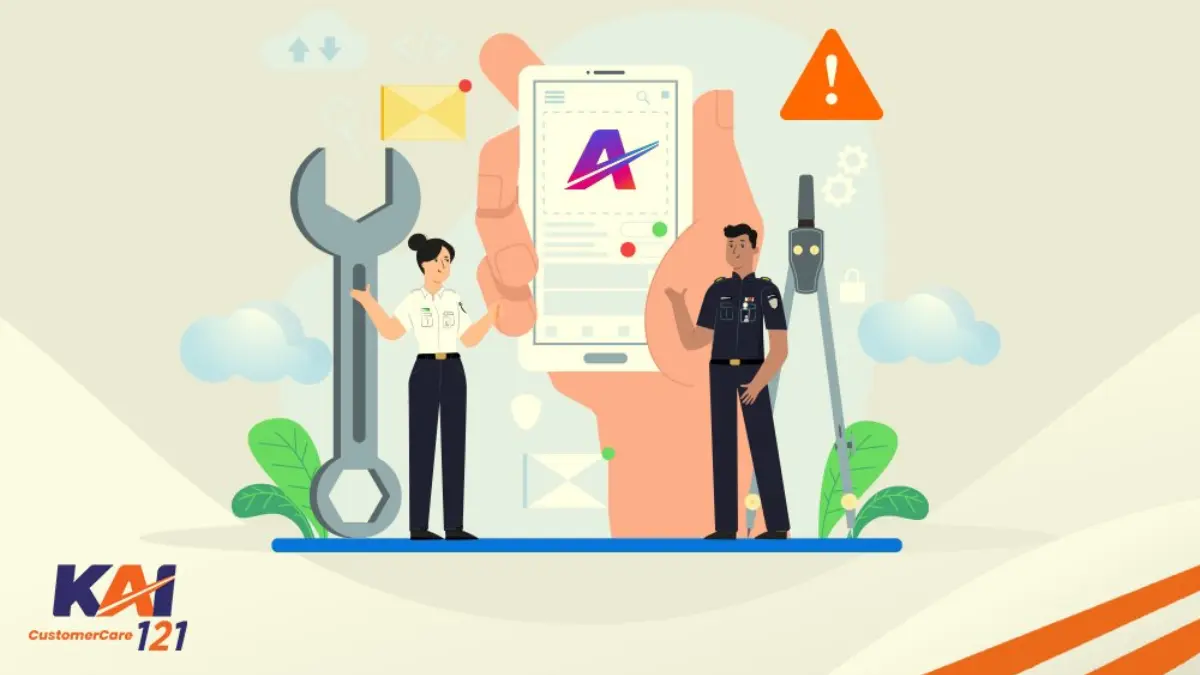 ILUSTRASI: Access by KAI sedang bermasalah, cek jadwal hingga pesan tiket alami gangguan.  (X @KAI121)