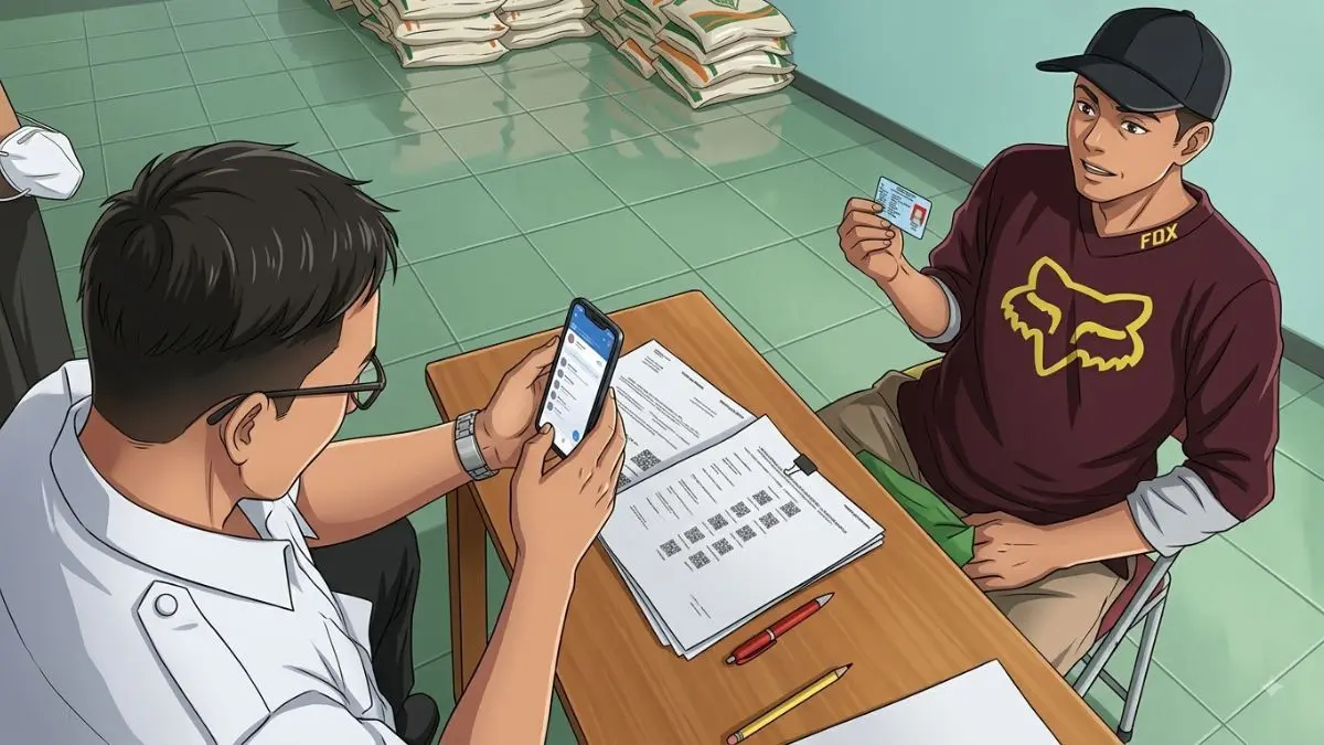 ilustrasi KPM mengajukan penurunan desil (instagram @desagagaksipat diolah gemini AI)