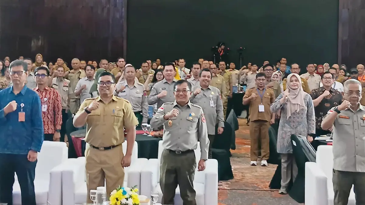 Rakortek BNPB berlangsung di Aston Hotel and Resort, Kota Bogor. (Dok. Humas Pemkot Bogor)