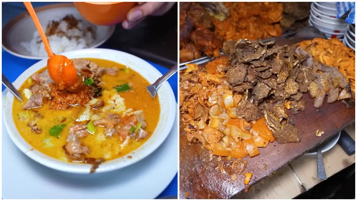 Soto Betawi Legendaris sejak tahun 1978. (Foto : YouTube Anak Kuliner)