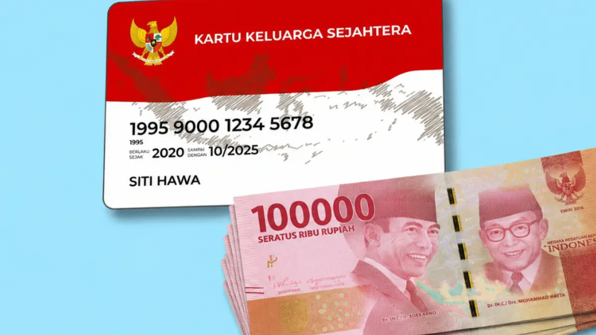 Ilustrasi bansos cair (YouTube Linjamsos Oke/diolah oleh AI)