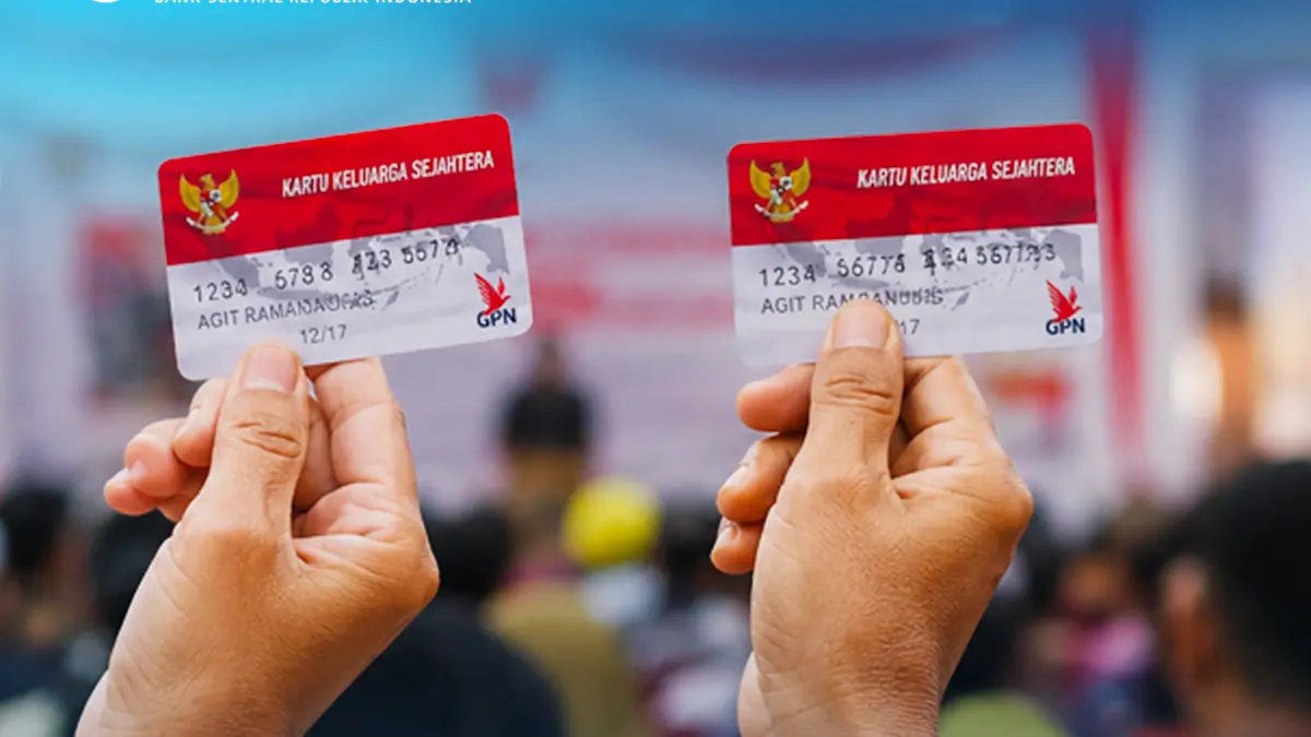 Ilustrasi kartu KKS milik KPM (Instagram @bank_indonesia_sultra)