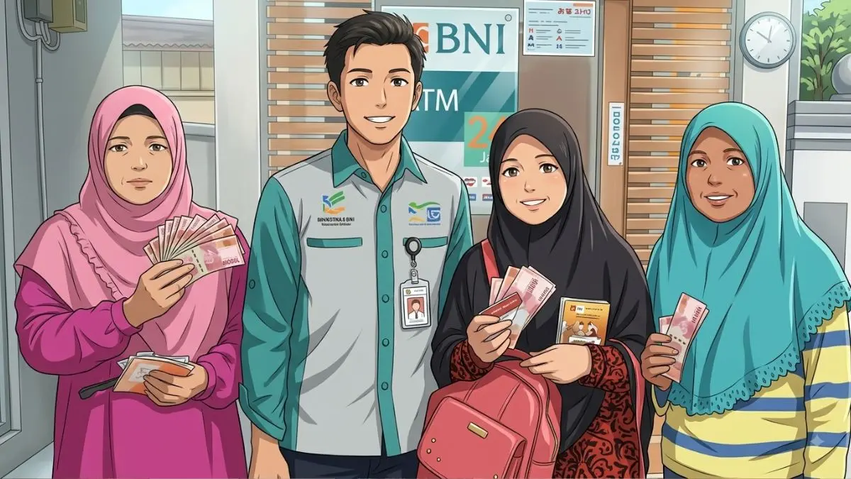 ilustrasi pencairan PKH tahap 3 (instagram @pkhpurworejokab diolah gemini AI)