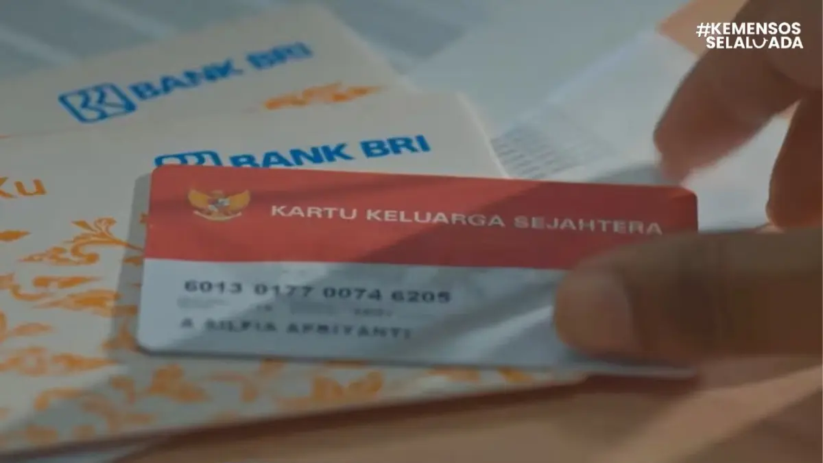 Ilustrasi pengecekan saldo bansos di KKS. (Youtube Kemensos RI)