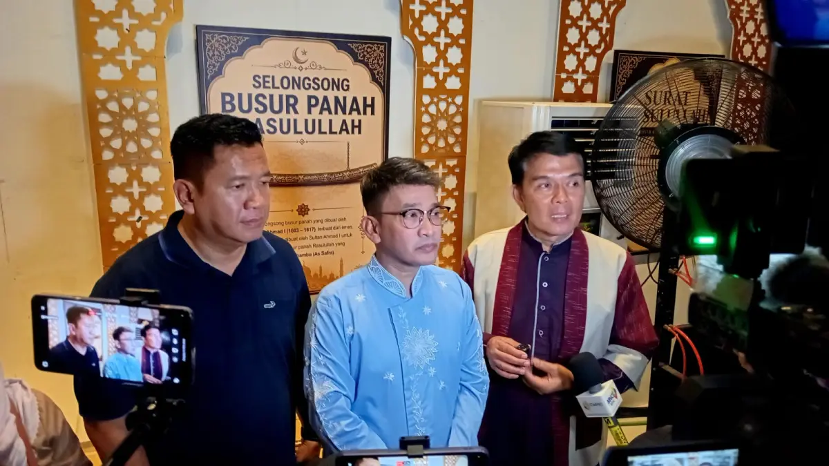 Ruben Onsu saat menghadiri soft launching SESI di The Jungle Waterpark Bogor, akhir pekan lalu