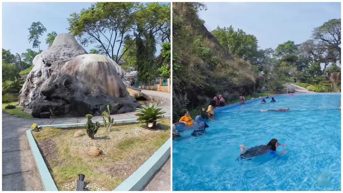 Beragam fasilitas di Pemandian Air Panas Tirta Sayaga Ciseeng, Kabupaten Bogor. (Foto: Kanal Youtube Bang Ode) 