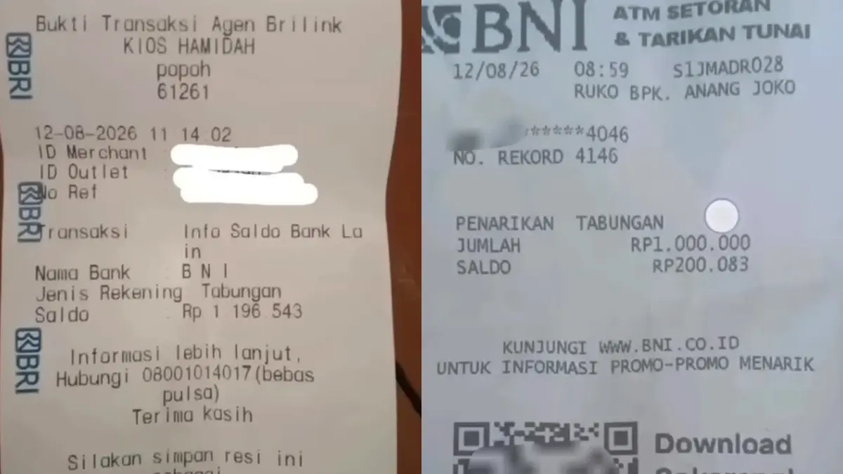 Bukti pencairan bansos PKH Agustus cair (YouTube Arfan Saputra Channel)