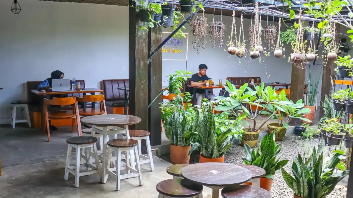 Evlogia Coffee and Space di kawasan Dramaga, Kabupaten Bogor. Foto: Instagram