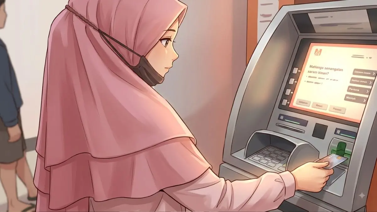 ilustrasi pengecekan saldo bansos (instagram @pkh.wownogiri)