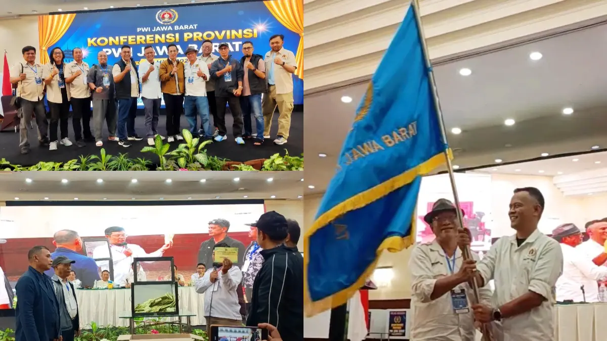 KOMPAK: Tantan Sulthon Bukhawan terpilih menjadi Ketua PWI Jawa Barat periode 2026-2031.