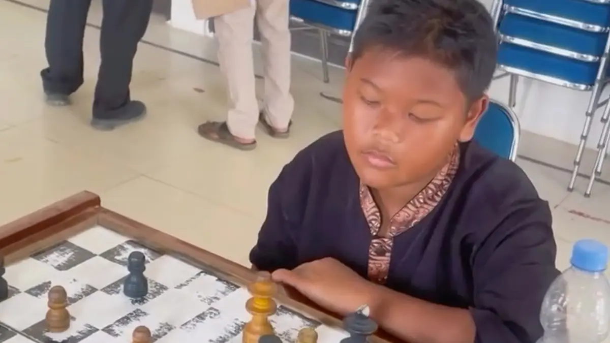 Dzulwaro, siswa kelas 6 SDN Bunar 2, Cigudeg, Bogor. Foto: Instagram