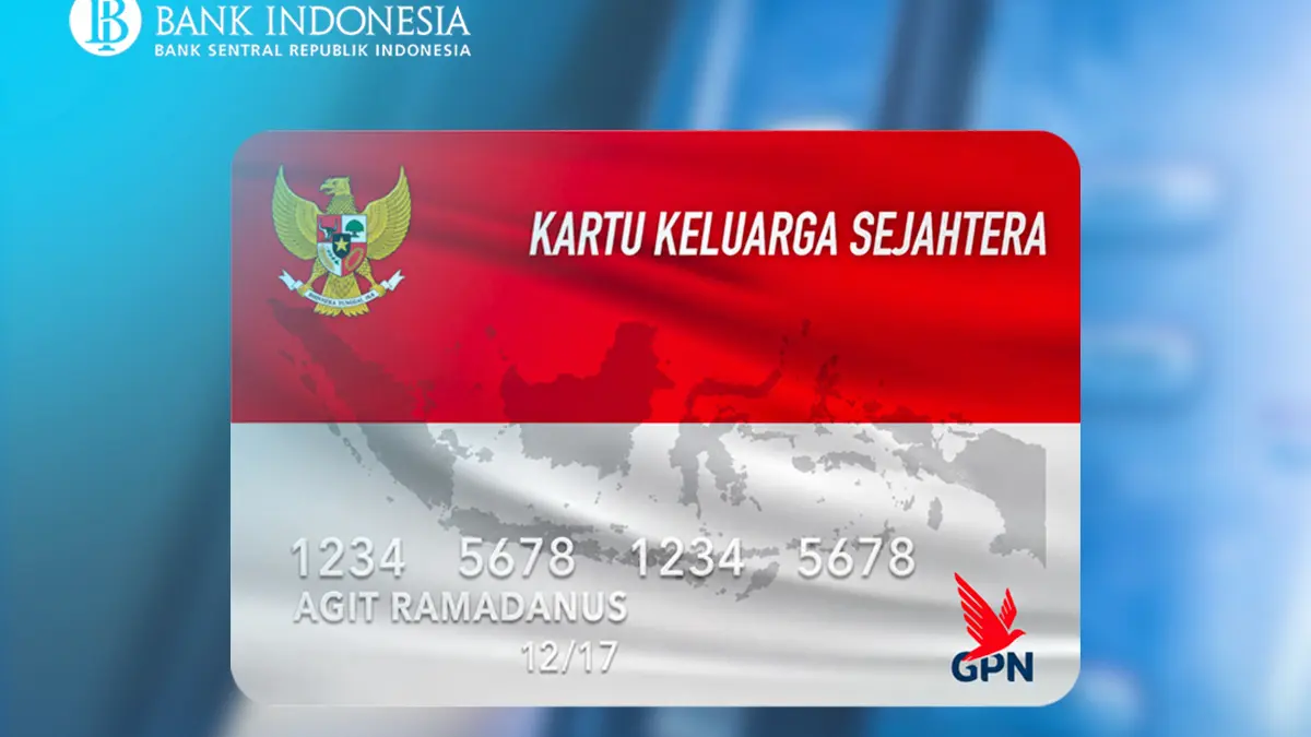 Ilustrasi kartu KKS milik KPM (Instagram @bank_indonesia_sultra)