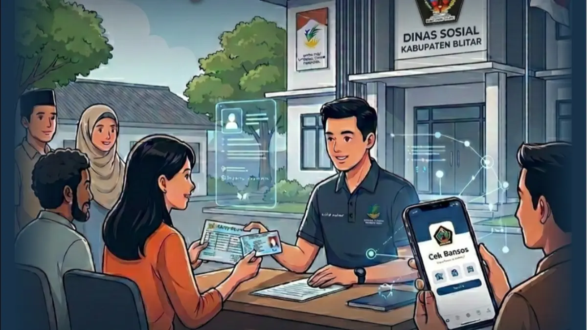 Ilustrasi penyaluran bansos PKH tahap 3 (Instagram @dinsoskabblitar.official)