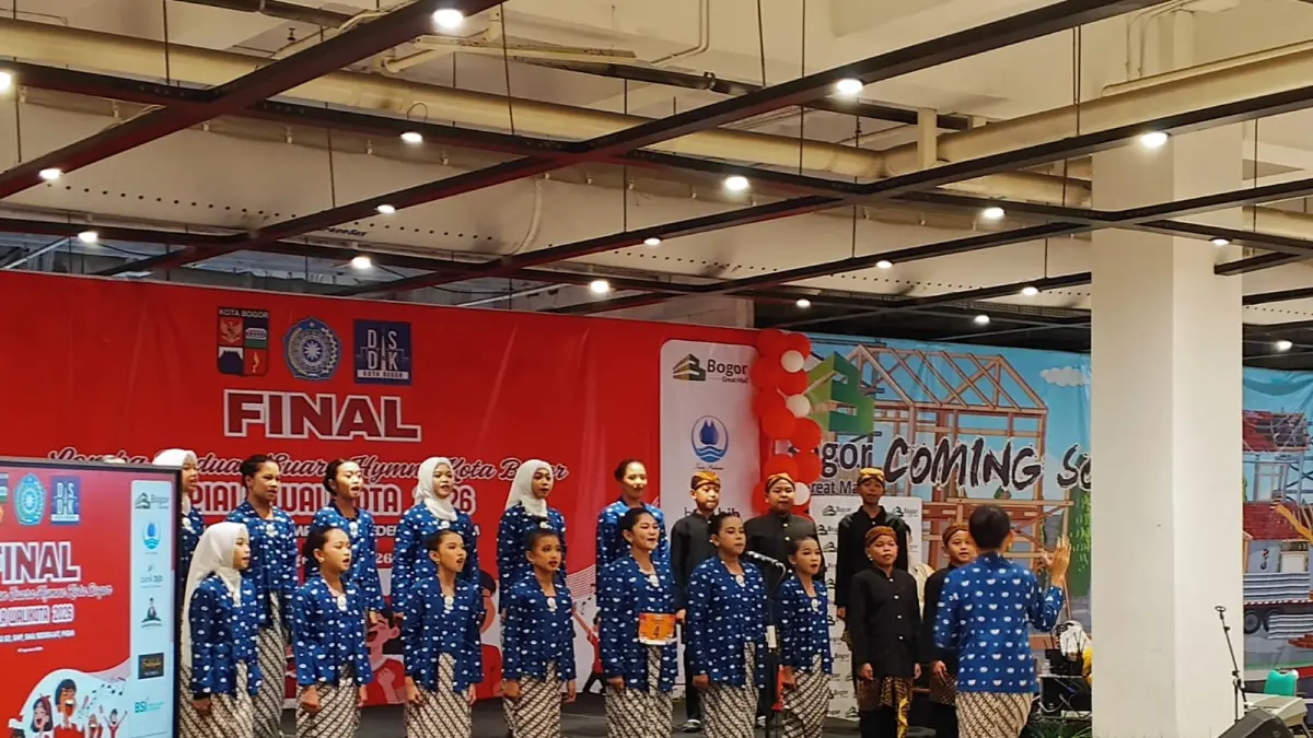 Lomba paduan suara dalam rangka sosialisasi Himne Kota Bogor. (Foto: Fikri/Radar Bogor)