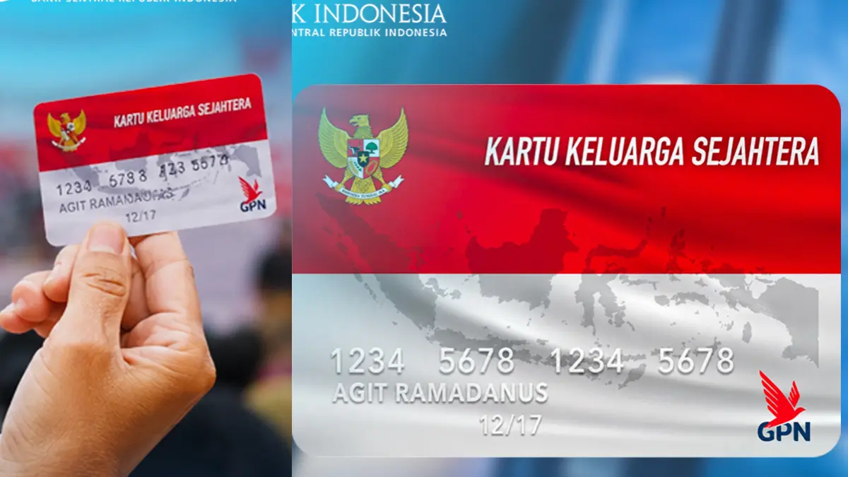 Ilustrasi kartu KKS merah putih (Instagram @bank_indonesia_sultra) 
