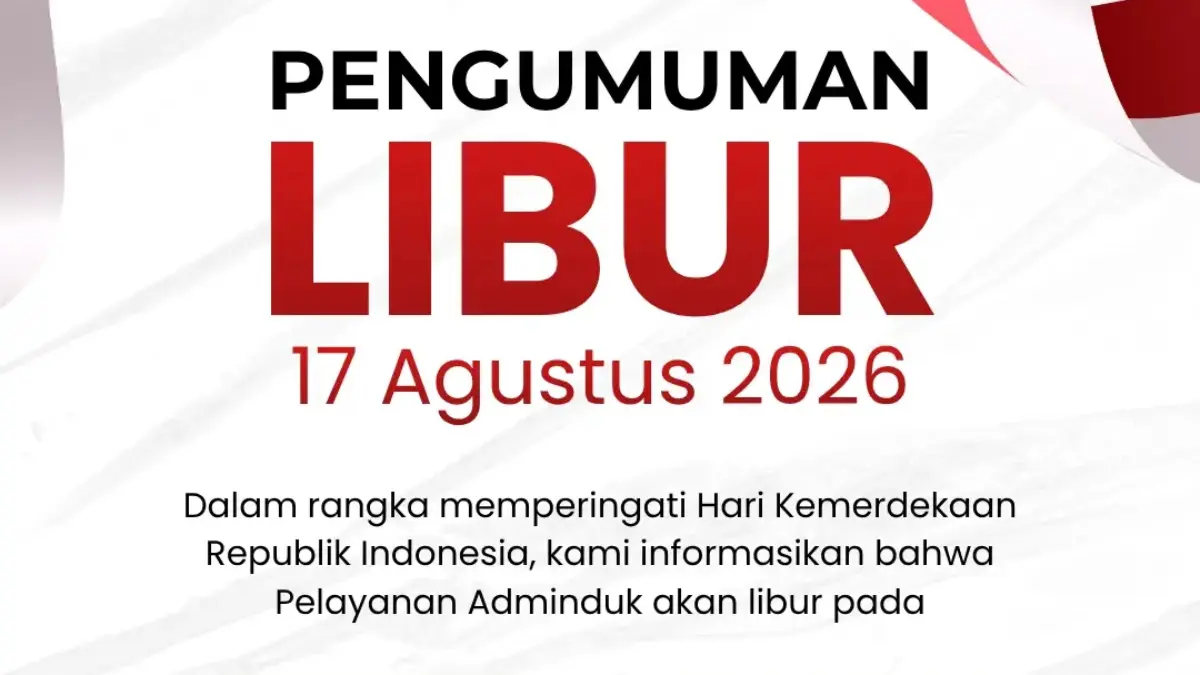 Pelayanan adminduk di Kabupaten Bogor libur, buka kembali Selasa, 18 Agustus 2026. Foto: Instagram