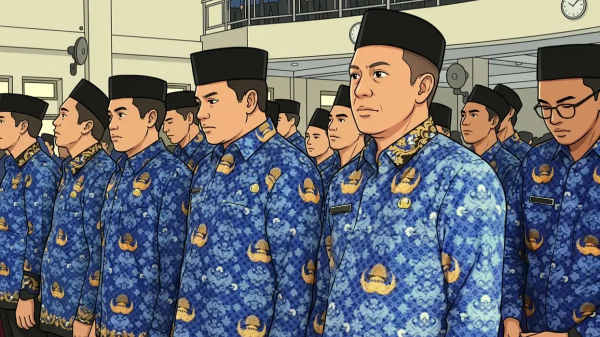 ILUSTRASI: Belum ada kepastian kenaikan gaji ASN.