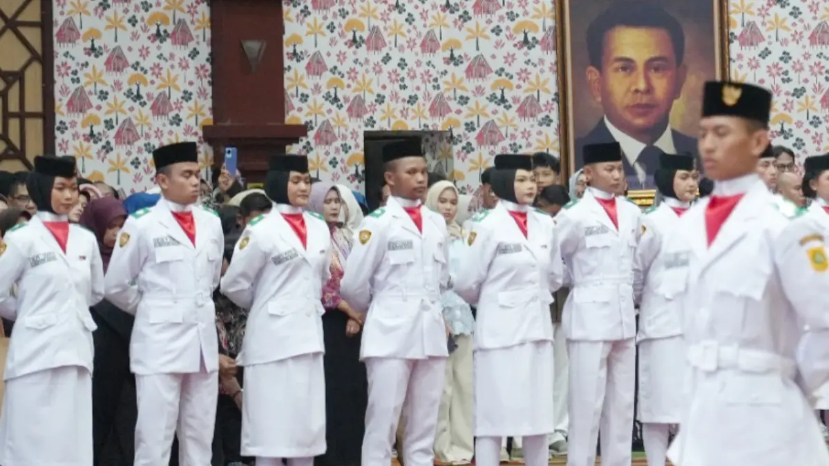 Pasukan Pengibar Bendera Pusaka (Paskibraka) Kabupaten Bogor Tahun 2026. (Dok. Diskominfo Kabupaten Bogor)