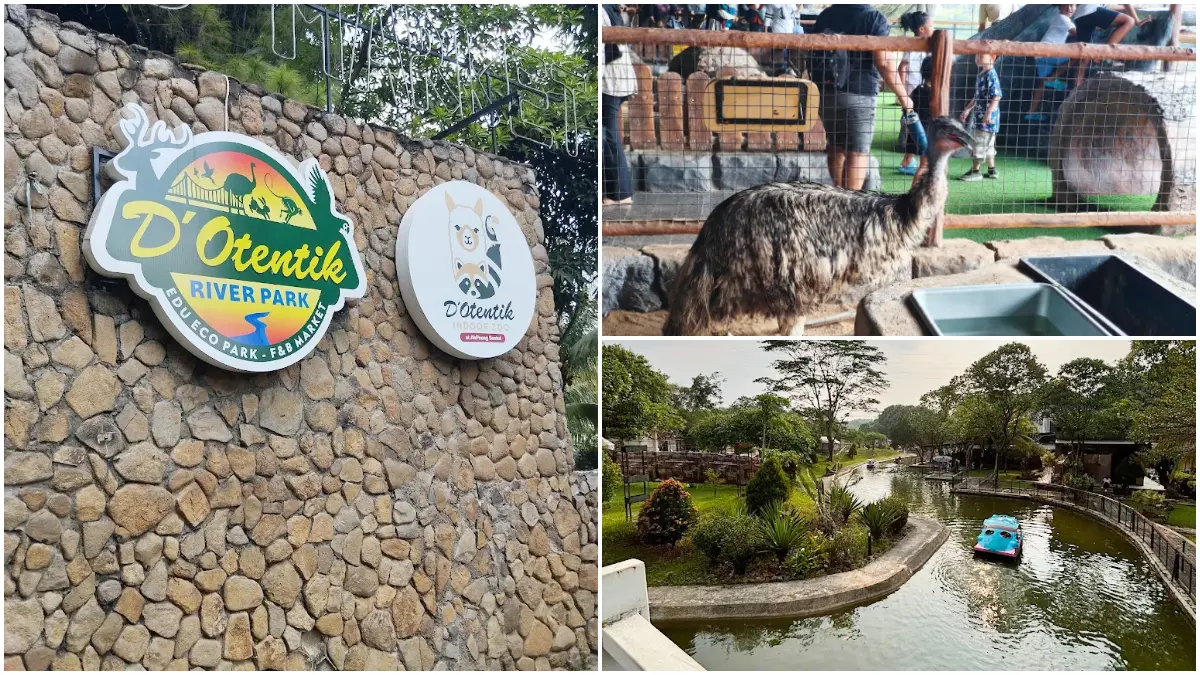 Suasana D’Otentik River Park Sentul Bogor. (Foto : google)
