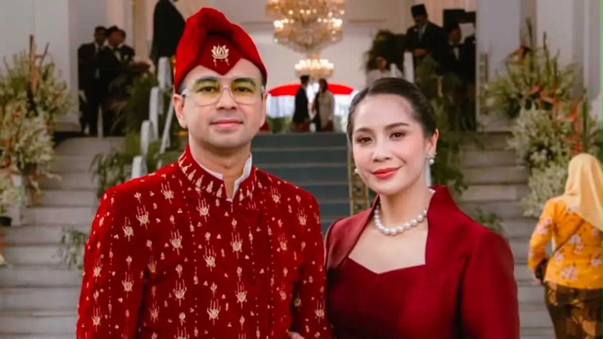 Raffi Ahmad dan Nagita Slavina saat di Istana Negara. Foto: Instagram