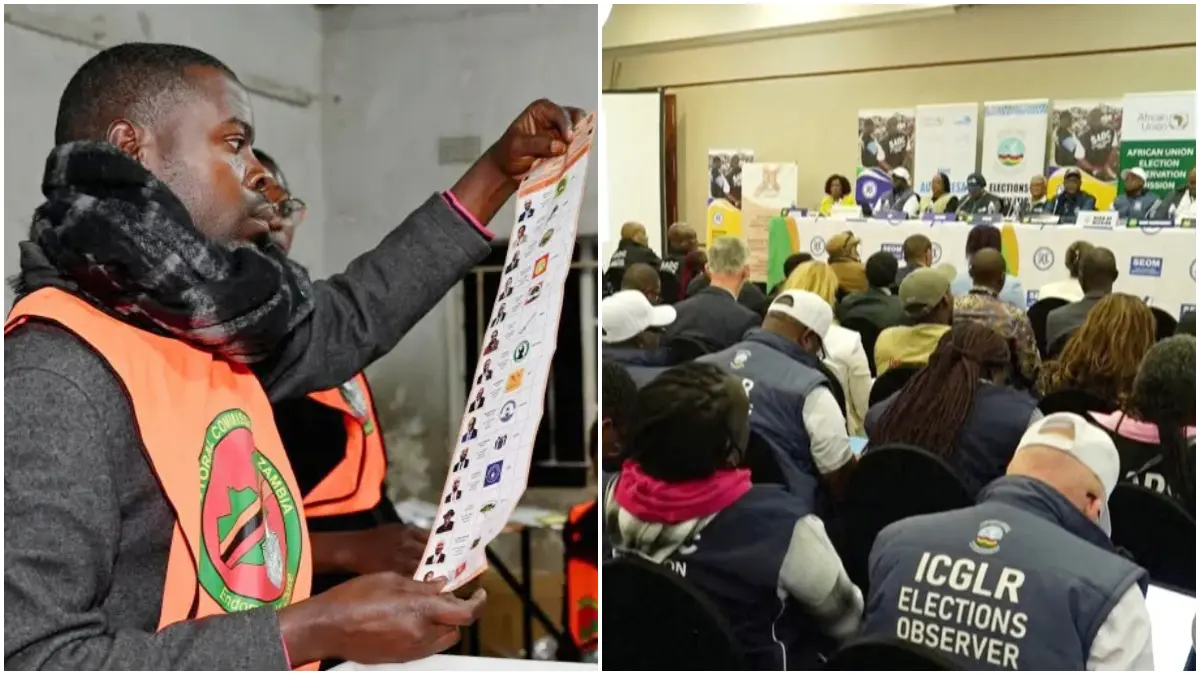 Suasana Pemilu Presiden di Zambia. (Foto: Moses Mwape/Reuters, aljazeera.com)
