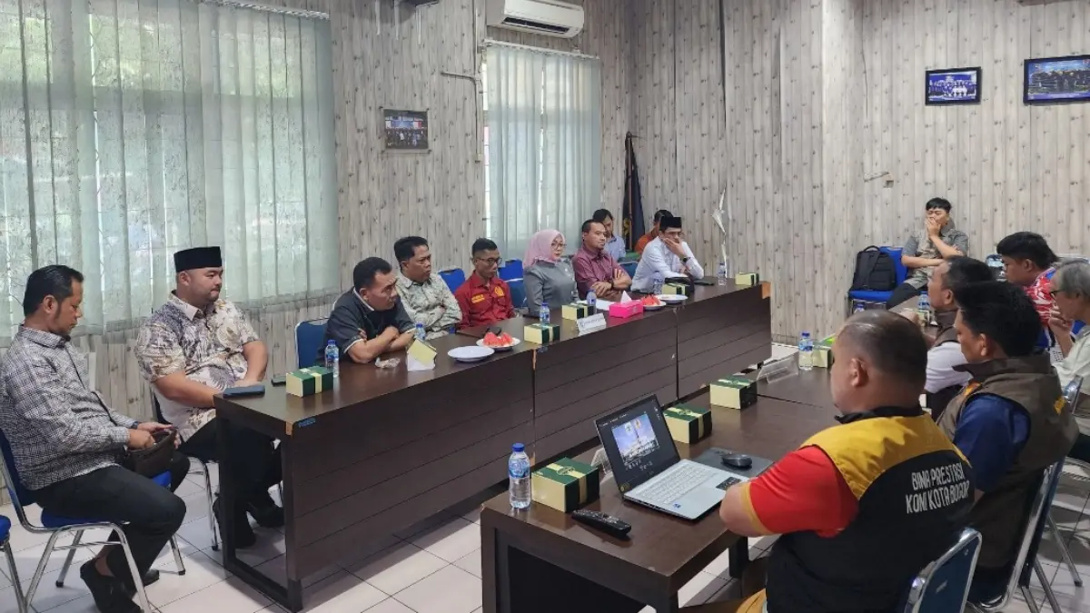 DPRD Kota Depok melakukan kunjungan ke markas KONI Kota Bogor, Selasa, 18 Agustus 2026. (Dok. Humas KONI Kota Bogor)